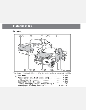 toyota hilux 2019 owners manual rhd and lhd